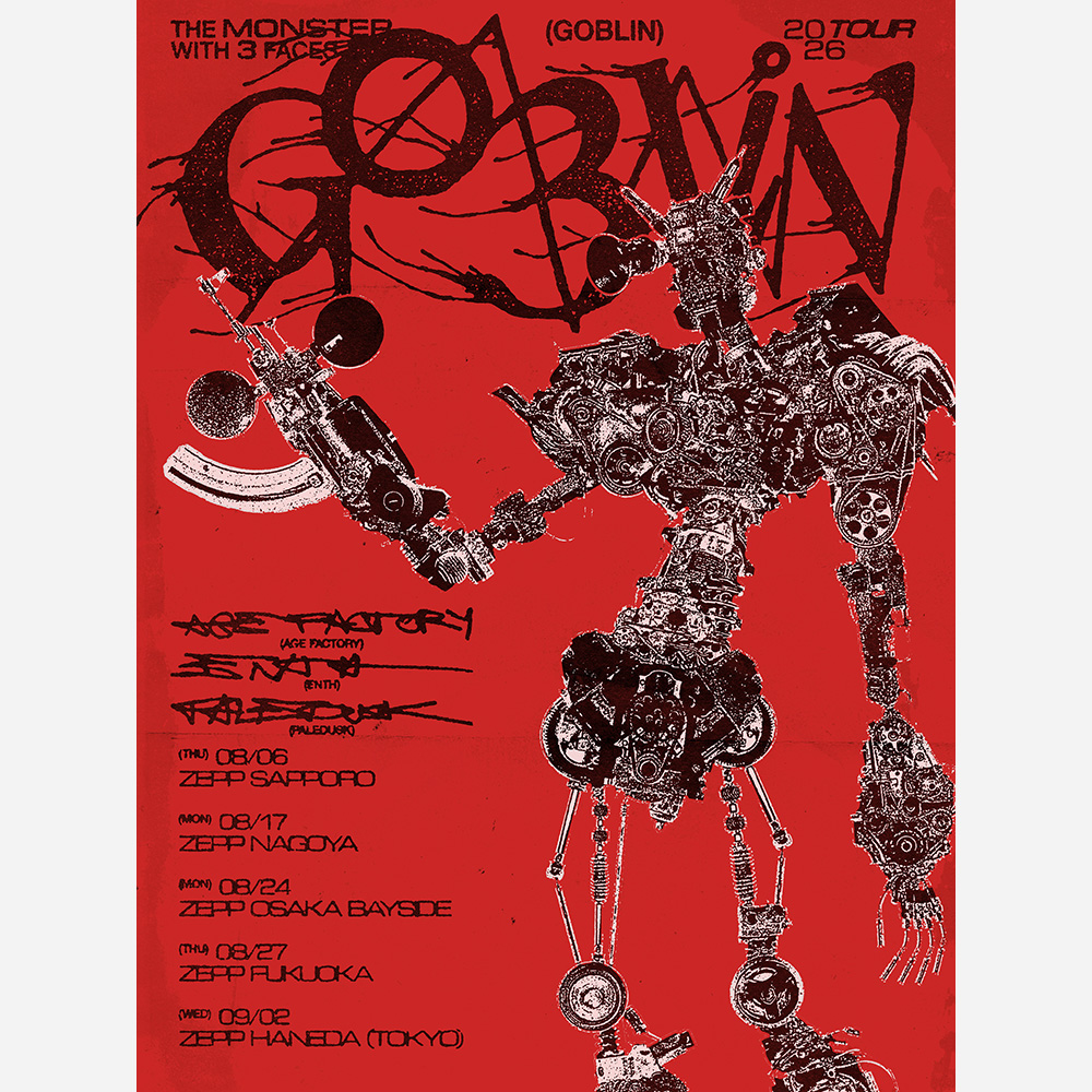 Age Factory x ENTH x Paledusk presents「GOBLIN」TOUR 2026